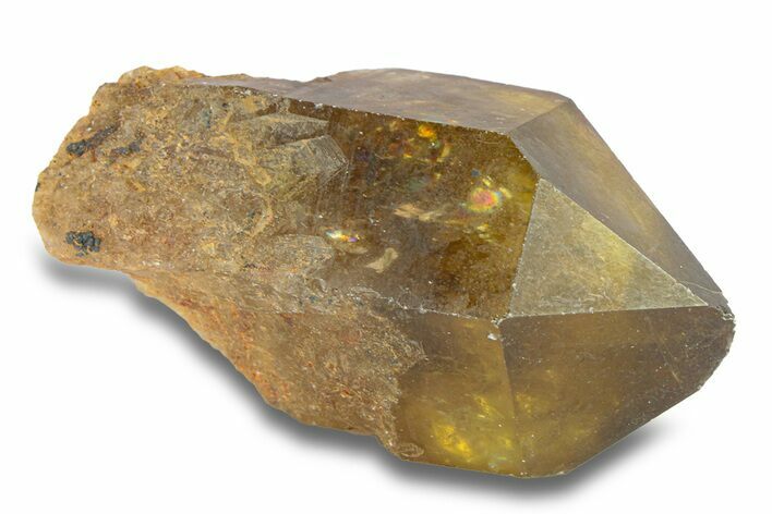 Smoky Citrine Crystal - Lwena, Congo #282868